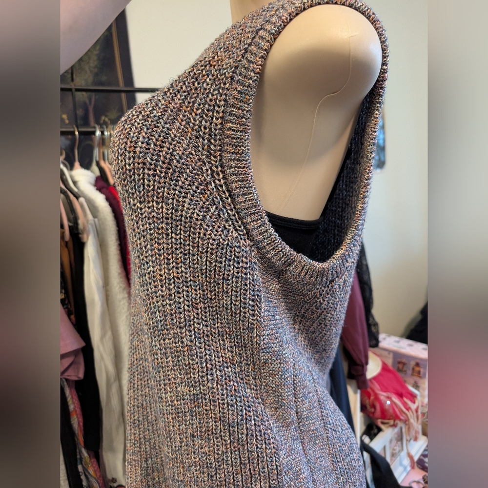 Ella Moss Multicolor Knit Sleeveless Tunic sweater size XL - Picture 5 of 15